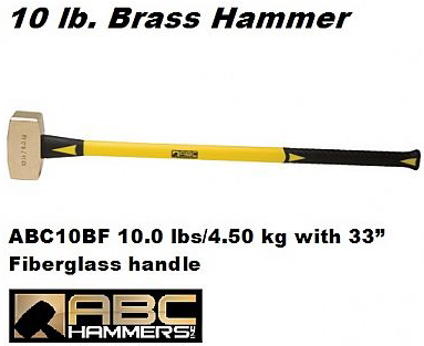 Brass Sledge Hammers 10.0 lbs / 4.50 kg