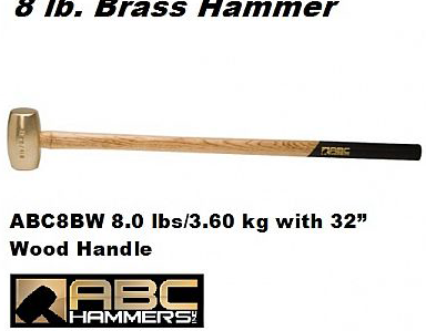 Brass Sledge Hammers 8.0 lbs / 3.60 kg