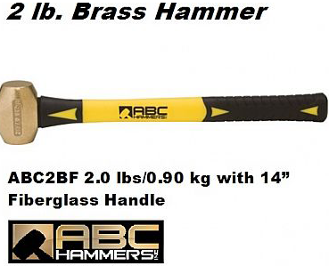 Brass Striking Hammers 3.0 lbs / 1.35 kg