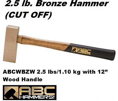 Bronze Cut Off Hammers 2.5 lbs