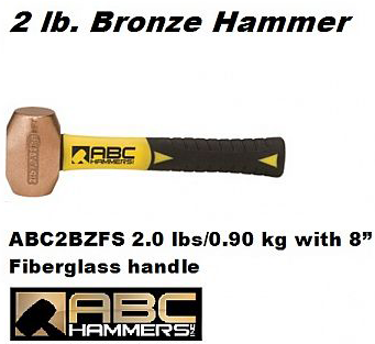 Bronze Drilling Hammers 2.0 lbs