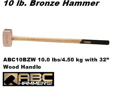 Bronze Sledge Hammers 10.0 lbs