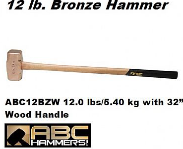 Bronze Sledge Hammers 12.0 lbs