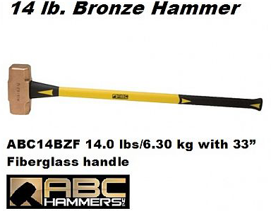 Bronze Sledge Hammers 14.0 lbs