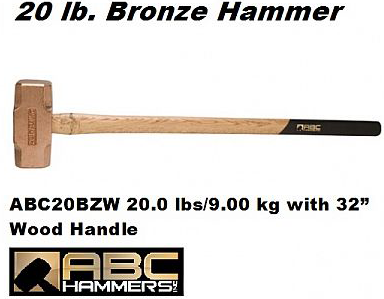 Bronze Sledge Hammers 20.0 lbs