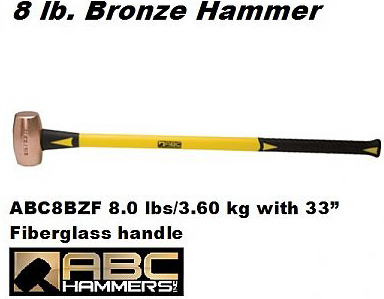 Bronze Sledge Hammers 8.0 lbs