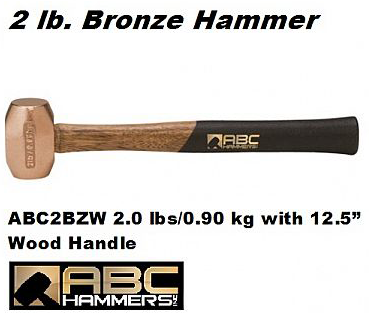 Bronze Striking Hammers 2.0 lbs