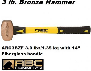 Bronze Striking Hammers 3.0 lbs