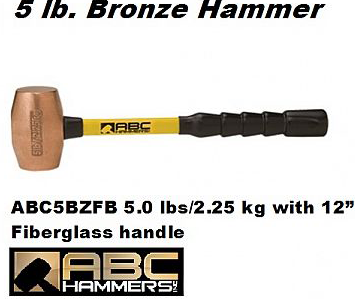 Bronze Striking Hammers 5.0 lbs