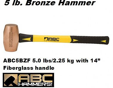 Bronze Striking Hammers 5.0 lbs