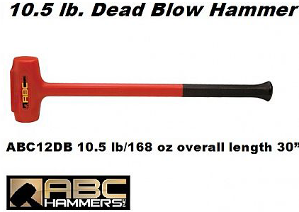 Dead Blow Sledge Hammers 10.5 lb