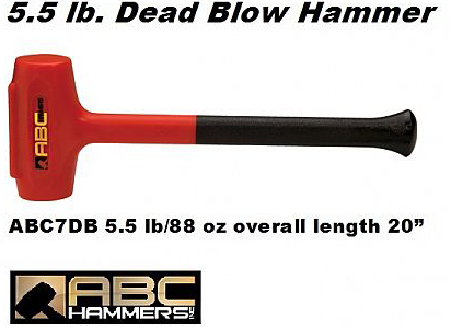 Dead Blow Sledge Hammers 5.5 lbs