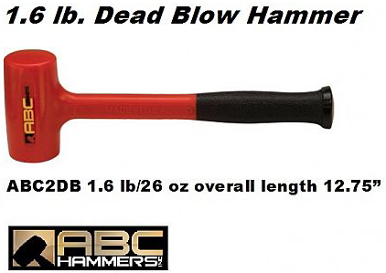 Dead Blow Standard Hammers 1.6 lbs