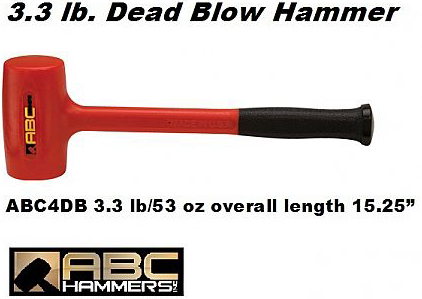 Dead Blow Standard Hammers 3.3 lbs