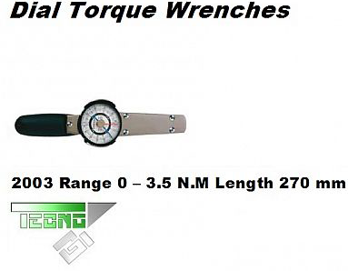 Dial Torque Wrenches 2003