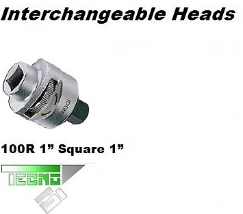 Interchangeable Heads 100R 1″