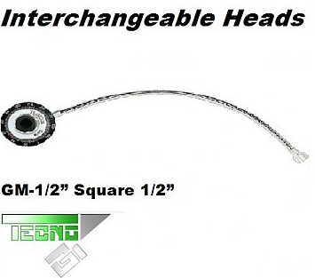 Interchangeable Heads GM 1/2″