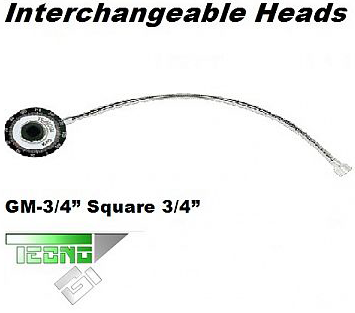 Interchangeable Heads GM 3/4″