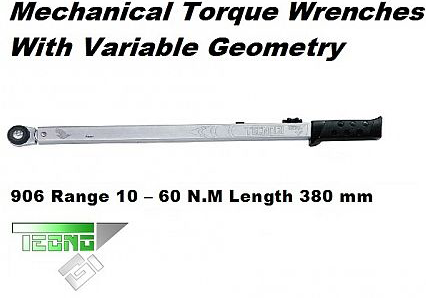 Mechanical Torque Wrenches With Variable Geometry 906