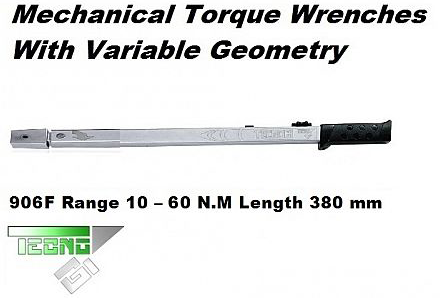 Mechanical Torque Wrenches With Variable Geometry 906F