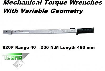 Mechanical Torque Wrenches With Variable Geometry 920F