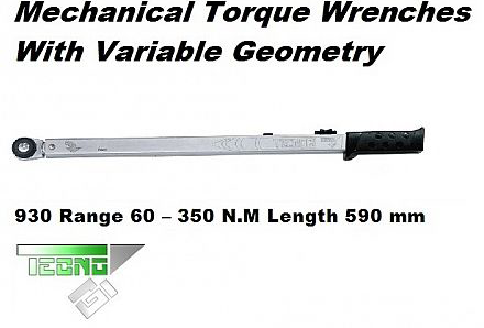 Mechanical Torque Wrenches With Variable Geometry 930