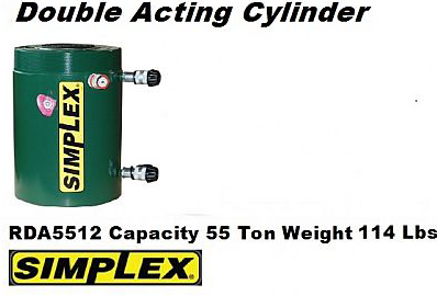 SIMPLEX Double Acting Cylinder RDA5512