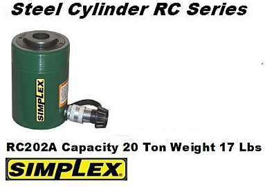 SIMPLEX Steel Cylinder RC202A